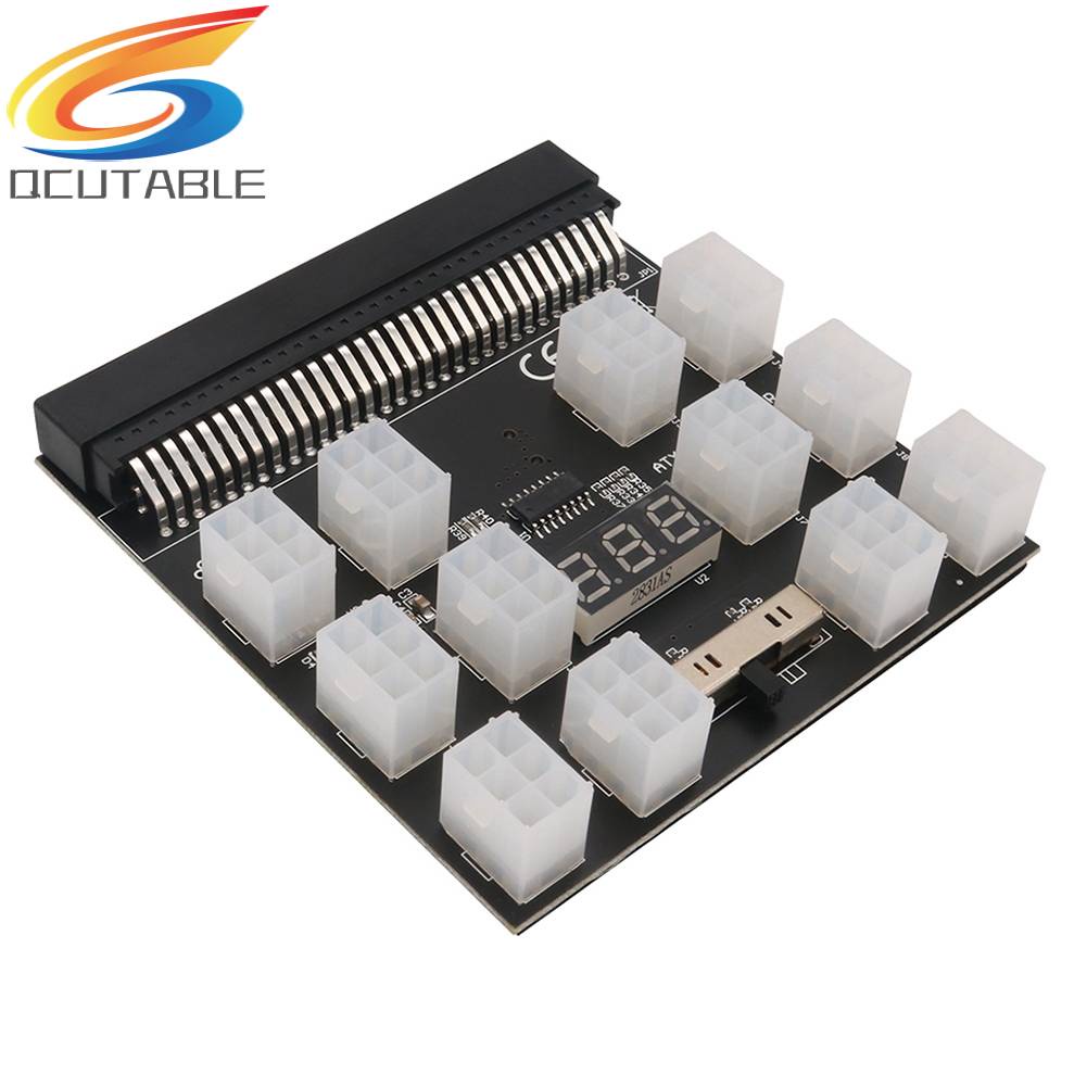 Bo Mạch Breakout 12 Cổng ATX 6 Pin 1200W Cho DPS-800GB 1200FB 1200QB A