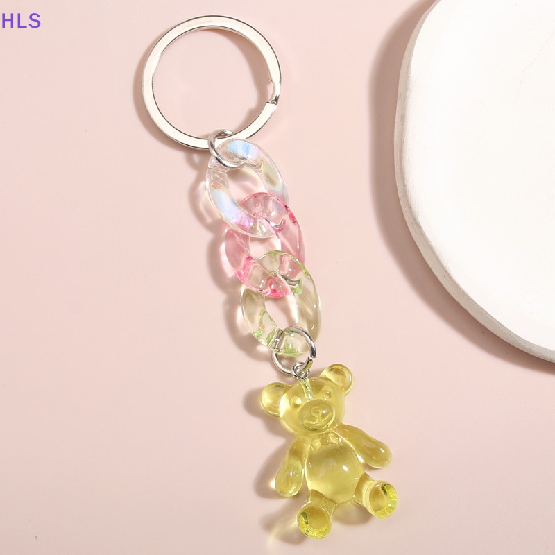 Móc Khóa Hình Gấu Nhiều Màu Sắc Dùng Làm Túi Xách / Trang Sức Cho Nữ