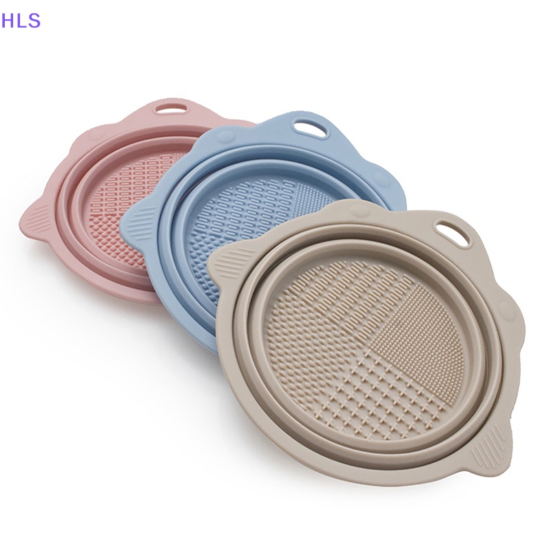 Hộp Silicone Vệ Sinh Cọ Trang Điểm Gấp Gọn Tiện Dụng