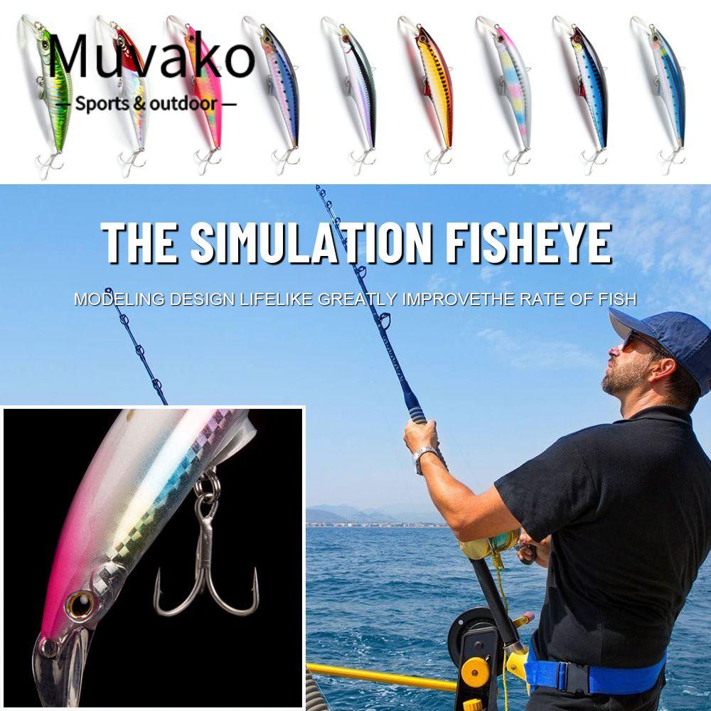 MUVAKO Mồi Câu Cá Giả Kích Thước 120MM / 45G Chất Lượng Cao