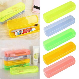 New Portable Travel Toothbrush Toothpaste Storage Box Plastic Container Case