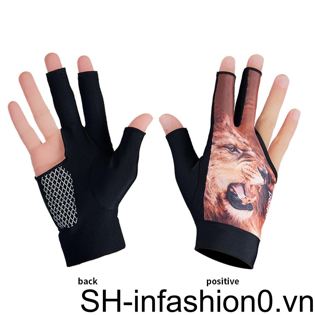 Găng Tay Hở Ngón Mềm Mại Chống Trượt Chuyên Dụng Chơi Bida