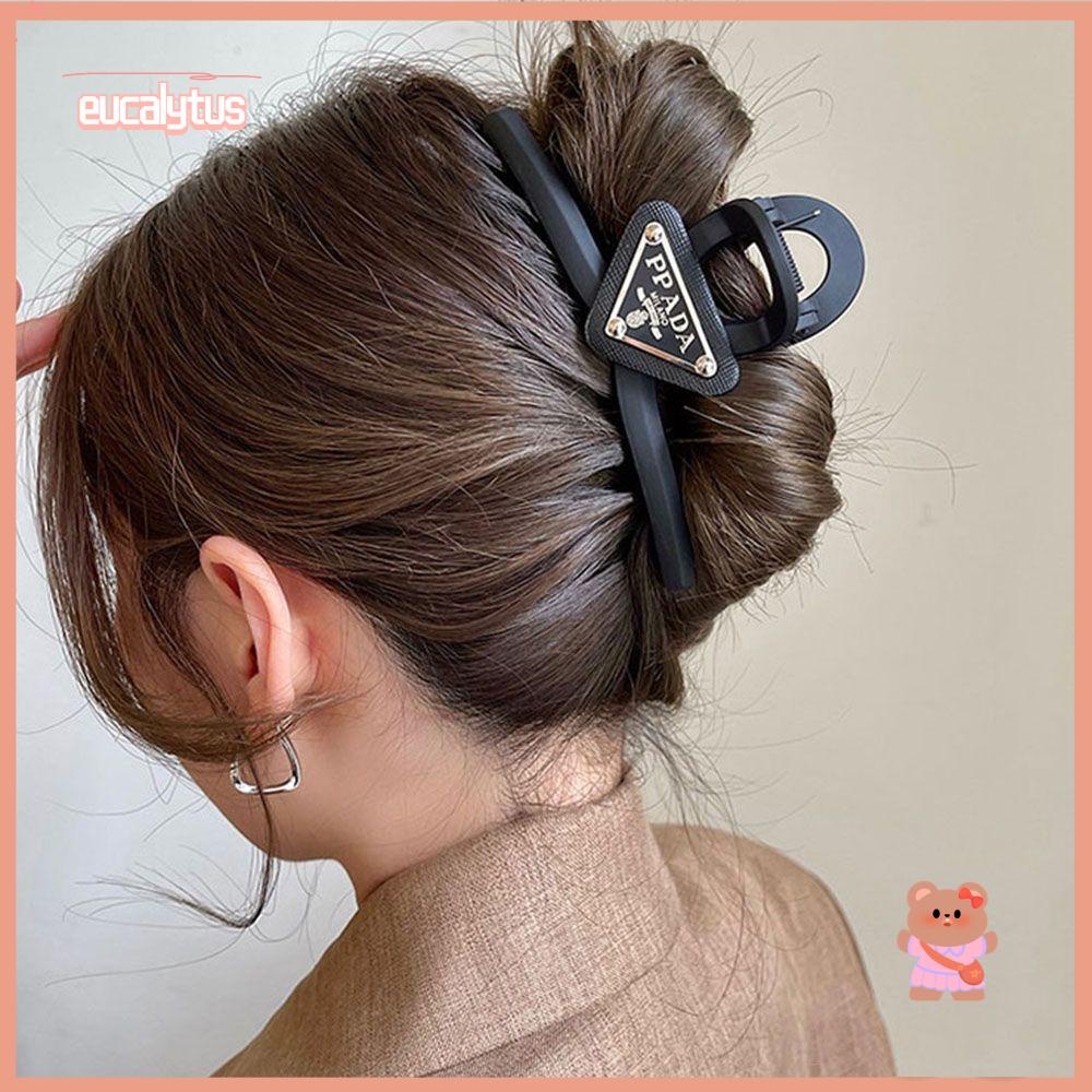 EUTUS Kẹp Tóc Hình Tam Giác Phong Cách Hàn Quốc Thanh Lịch Cho Nữ
