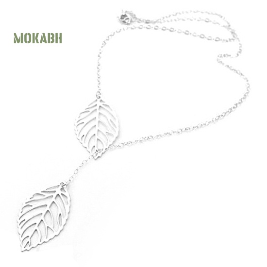 Vòng Cổ Choker Họa Tiết Chiếc Lá Thời Trang