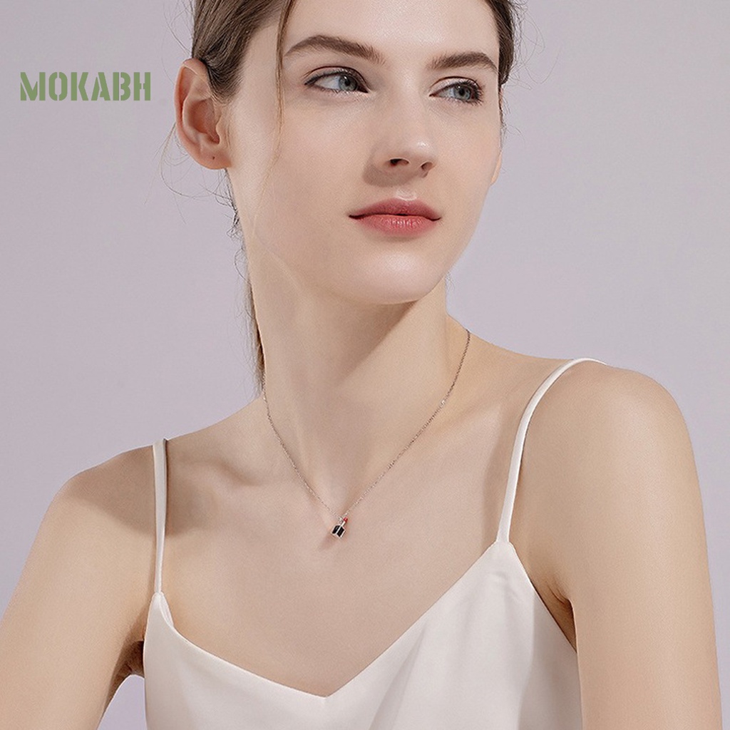 Vòng cổ Họa Tiết Hình Son Môi Theo Phong Cách Pháp