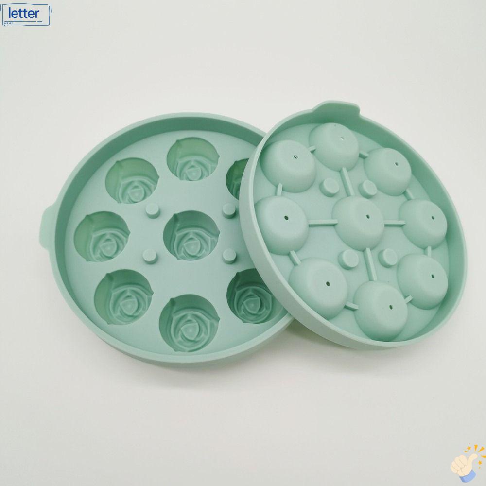 Keywords: 2 Pieces, 1.4 Inch Silicone Flower Ice Cube