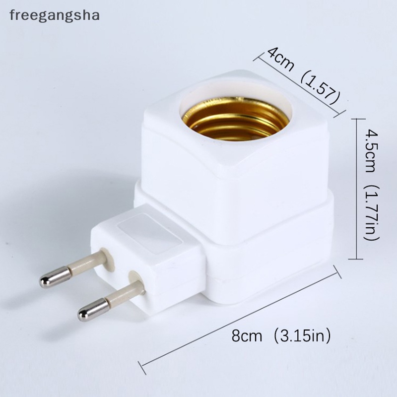 Đuôi Đèn LED E27 Có Giá Đỡ Chuyển Đổi Đầu Cắm EU Tiện Dụng