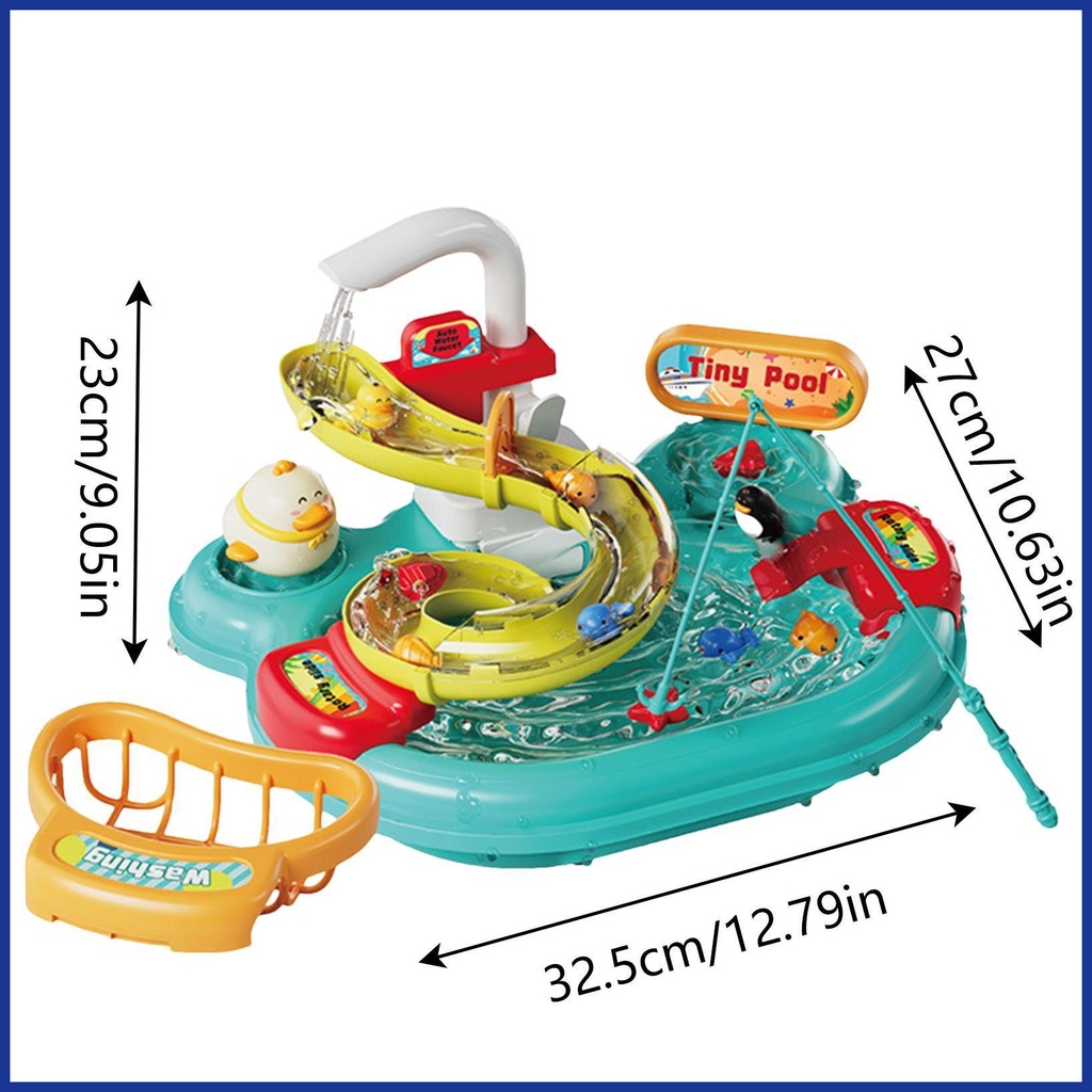 Bộ Đồ Chơi Câu Cá Điện Tử Chống Tràn An Toàn Cho Bé