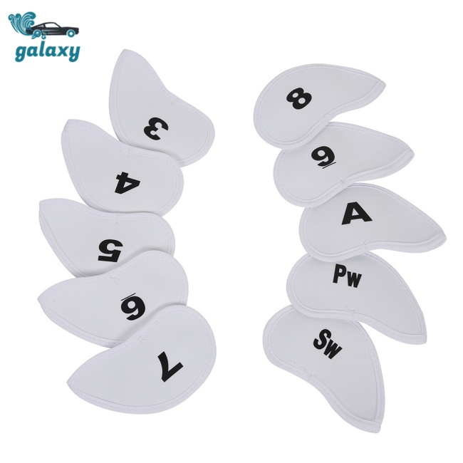 Galaxy Set 10 Vỏ Bọc Đầu Gậy Đánh Golf Chống Trầy Xước Tiện Dụng