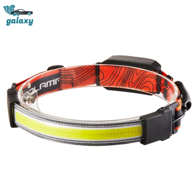 Galaxy Đèn Led Cob Đeo Đầu 250lm Sạc Usb Cảnh Báo An Toàn Cho Hoạt Động Ngoài Trời