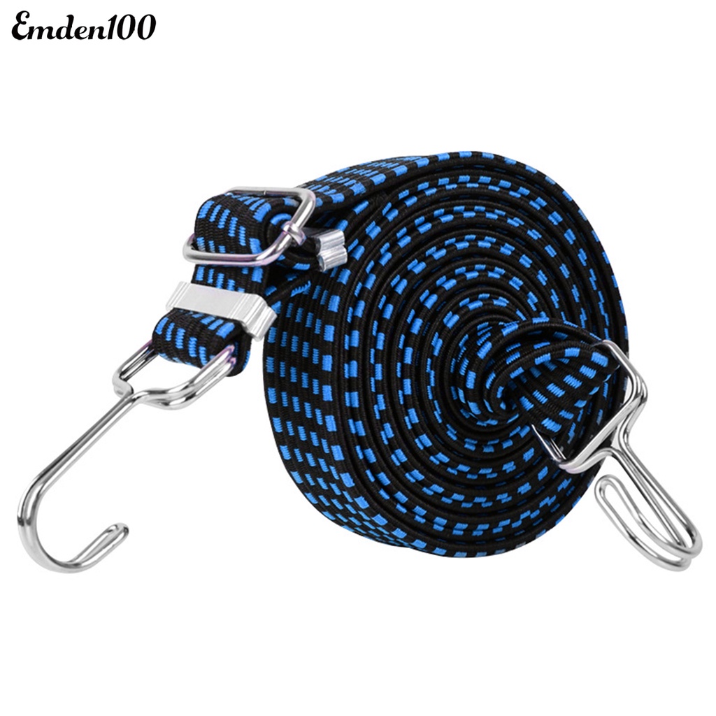 [EMDEN] Dây Buộc Hành Lý Co Giãn Có Khóa Kim Loại Chống Gỉ Có Thể Điều Chỉnh Dây Dẹt