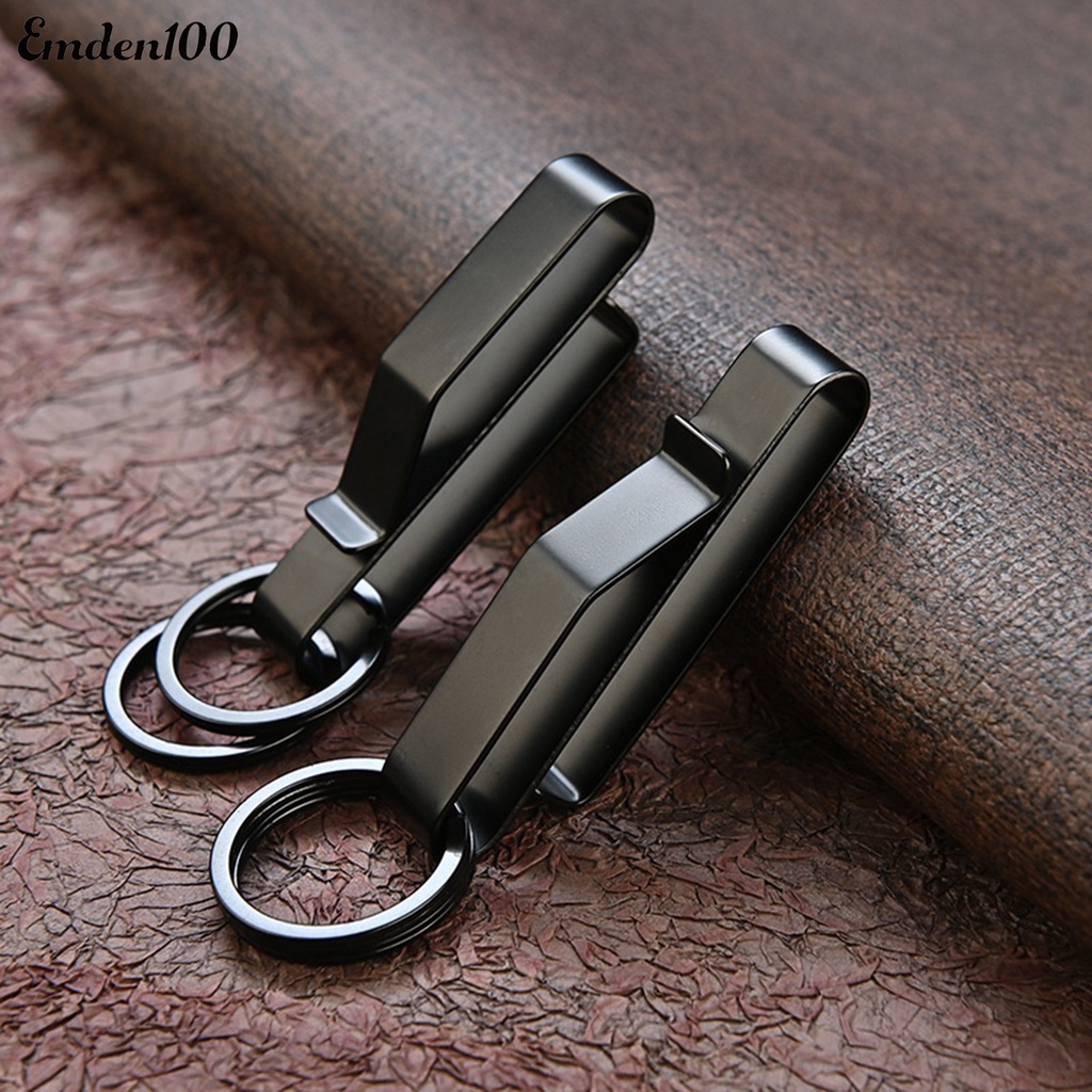 Kẹp Giữ Chìa Khóa Bằng Thép Không Gỉ Chống Thất Lạc Thông Dụng