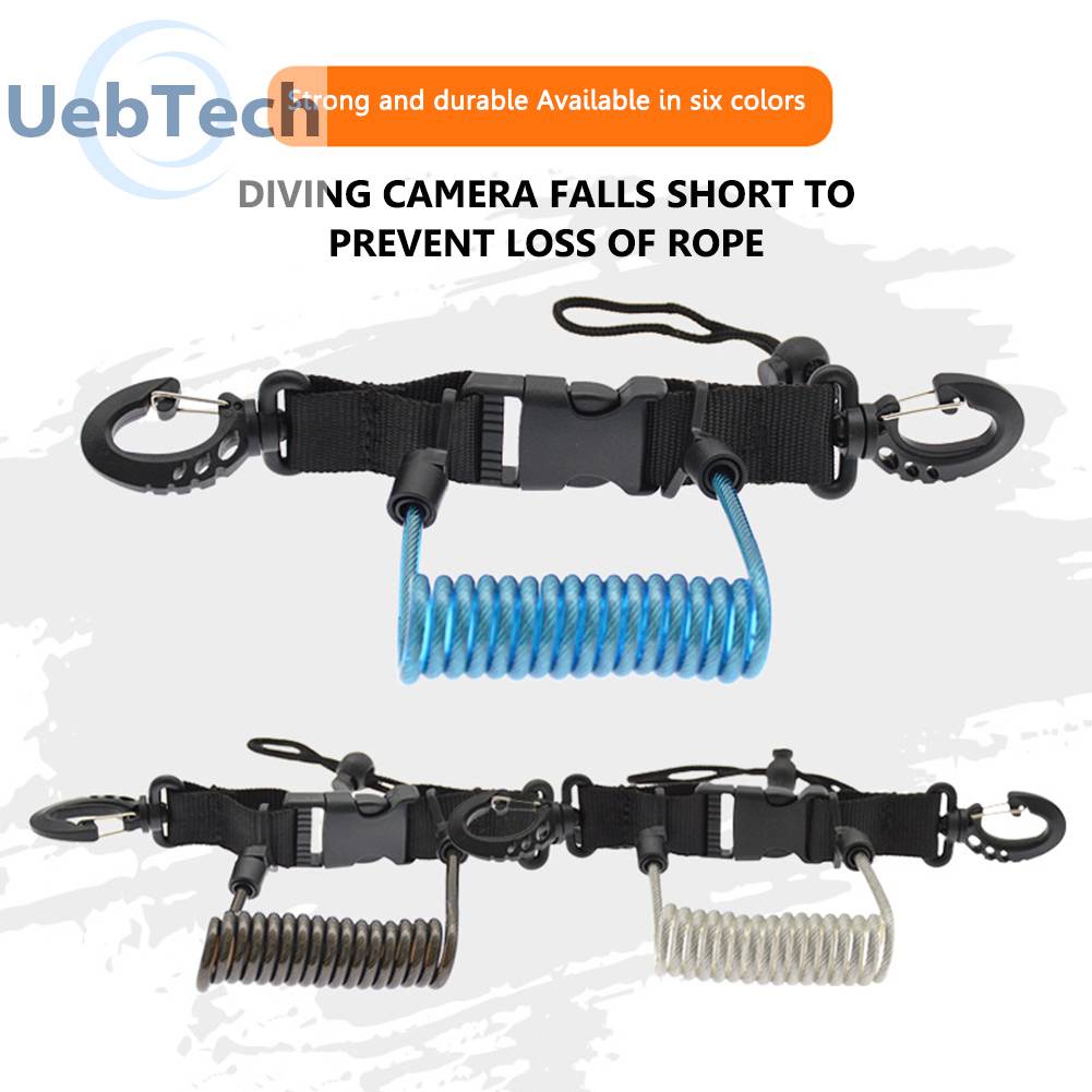 Dây Lò Xo TPU Chống Thất Lạc Cho Máy Ảnh Thể Thao