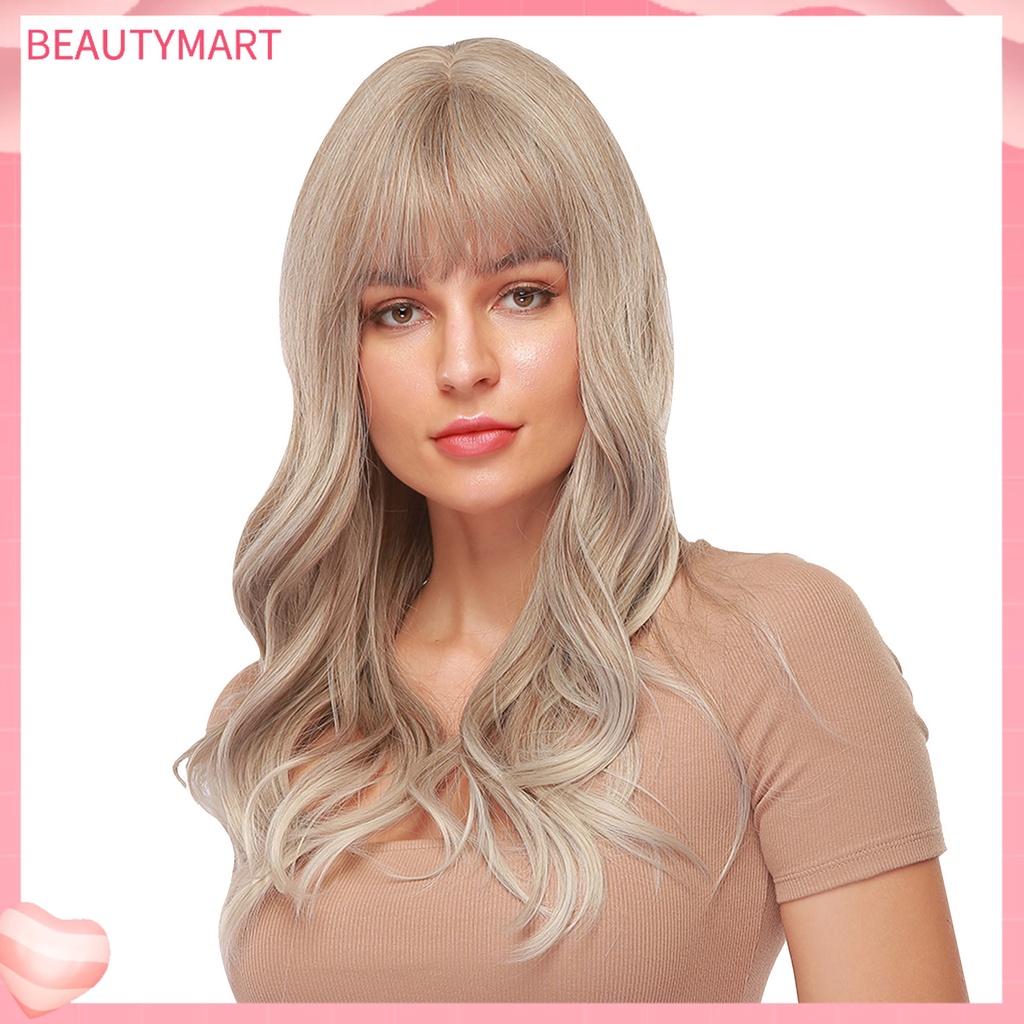 Tóc Giả Bằng Sợi Tổng Hợp Chịu Nhiệt Độ Cao Chống Trượt Có Thể Điều Chỉnh Cho Nữ