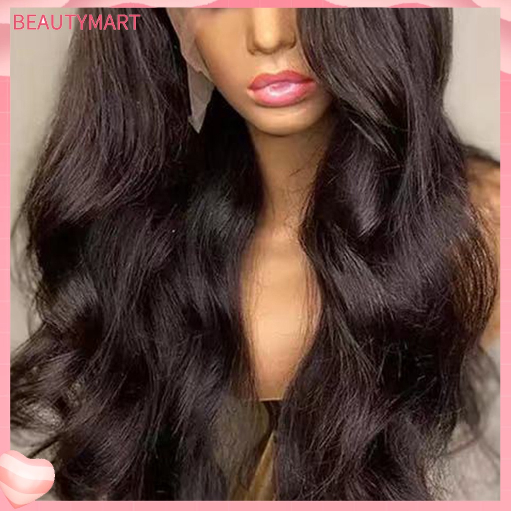 Bộ Tóc Giả Xoăn Dài Bằng Lụa Mềm Mại Chịu Nhiệt Độ Cao Thời Trang