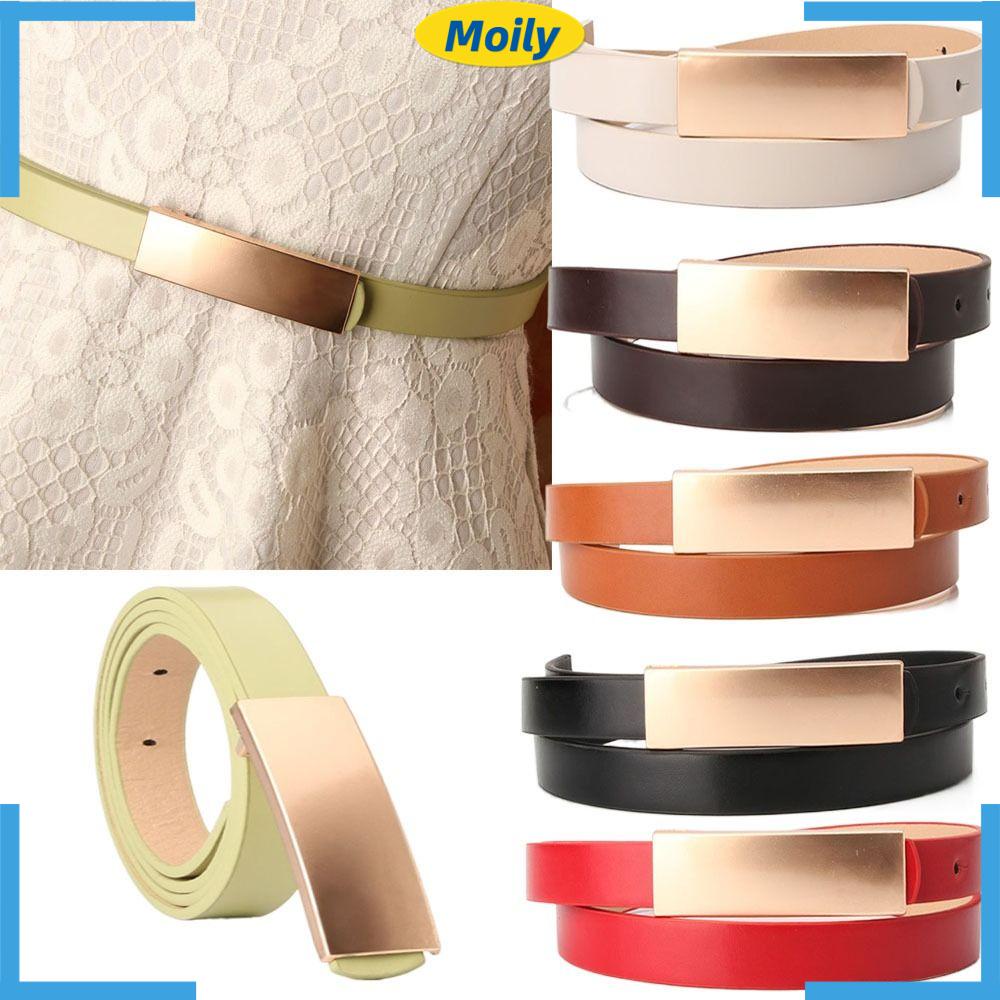MOILYVN Thắt Lưng Khóa Hợp Kim Thời Trang Cho Nữ