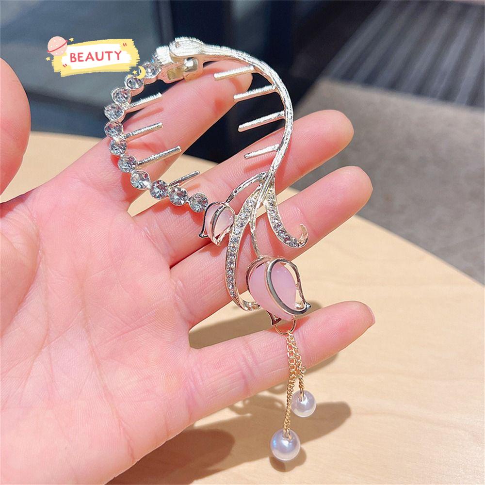 BEAUTY Kẹp TóC HìNh Hoa ĐíNh Kim Cương Giả ThờI Trang Cho Nữ