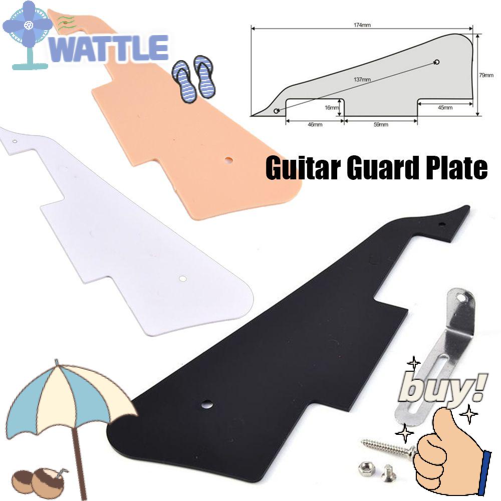 WTTLE Tấm Chống Trầy Xước Thay Thế Kèm Giá Đỡ Cho Đàn Guitar Gibson Les Paul LP