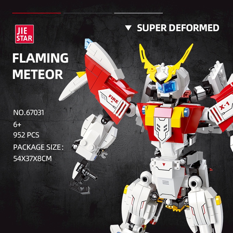 Đồ chơi lắp ráp mô hình  Robot Chiến Binh  Jiestar 67031 Super Deformed：Flaming Meteor