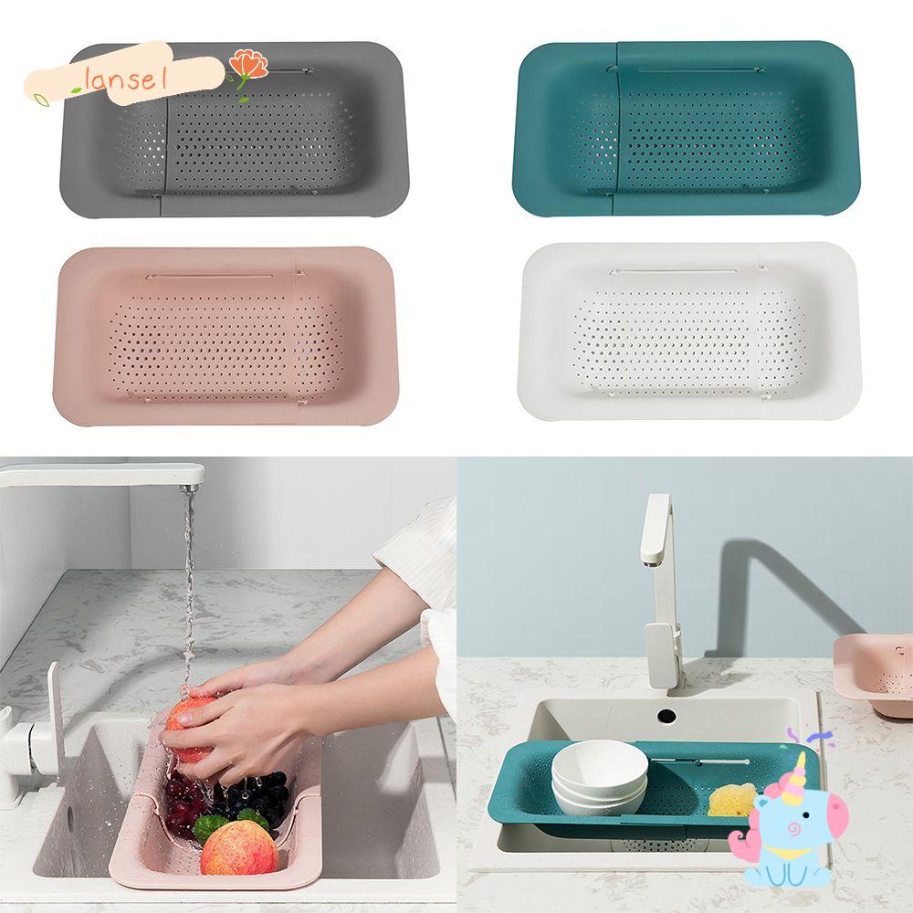 LANSEL Rổ Rửa Rau Củ Quả Gắn Bồn Rửa Tiện Lợi