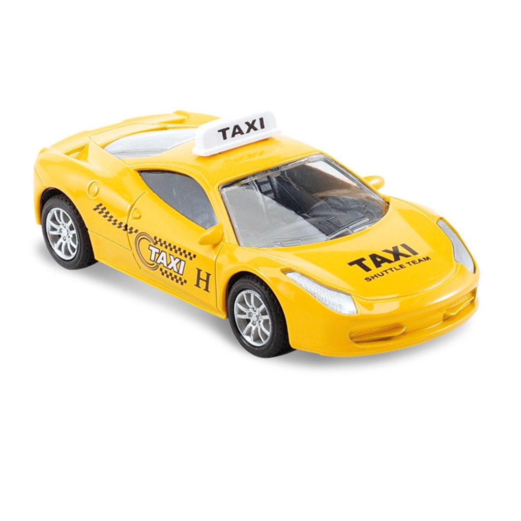 Mô Hình Đồ Chơi Xe TAXI TAXI 'S TAXI TAXI Bằng Hợp Kim 6 Món Quà Tặng Cho Bé