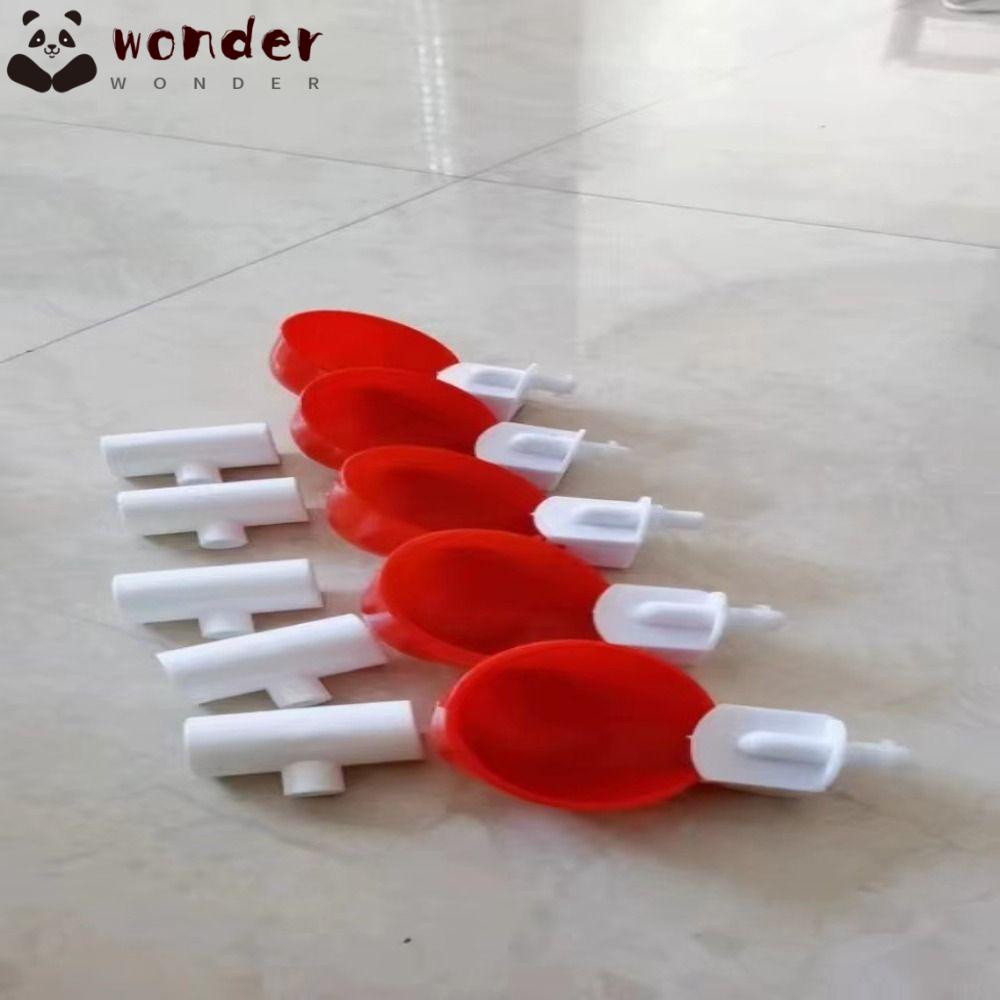 WONDER Set 5 Cốc Uống Nước Bằng Nhựa PVC Hình Gà / Vịt Thổ Nhĩ Kỳ