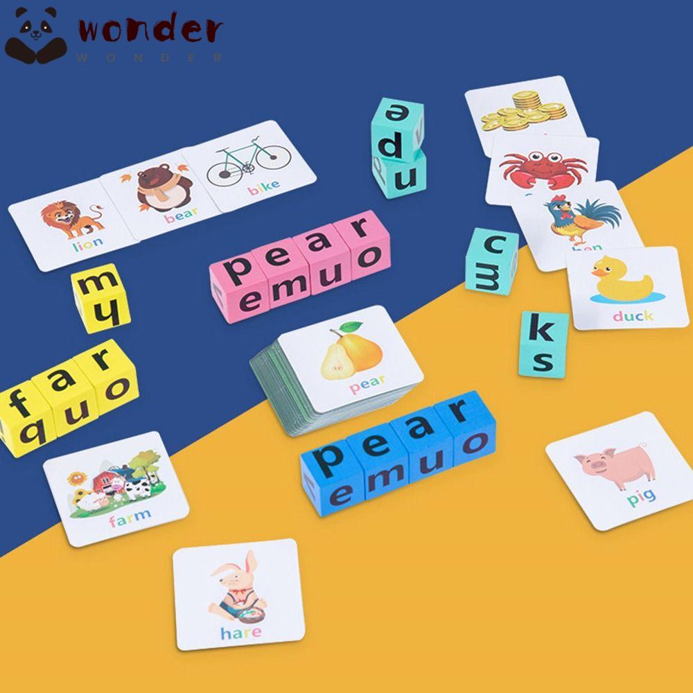WONDER Bộ Đồ Chơi Đánh Vần Bằng Gỗ Cho Bé