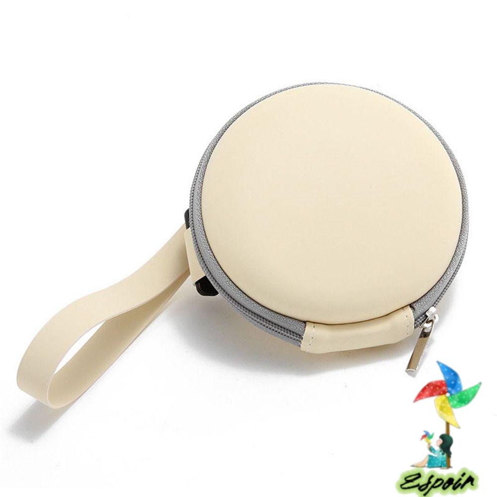 Túi Đựng Mắt Kính Hình Tròn Có Khóa Kéo Gấp Gọn Phong Cách Retro Thời Trang Du Lịch