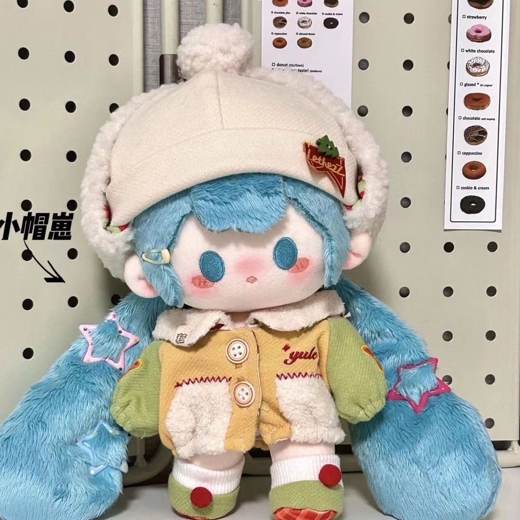 Búp Bê Hatsune Miku Vải Cotton Dễ Thương Dùng Làm Quà Tặng Sinh Nhật