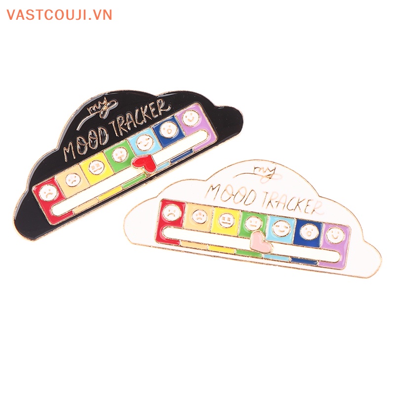 Ghim Cài Áo Hình Đám Mây VASTJI Tráng Men Dành Cho Bạn Bè