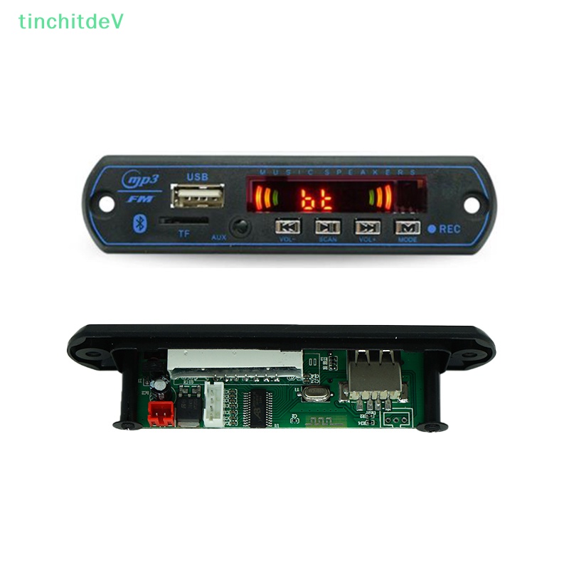Bảng Mạch Giải Mã Âm Thanh MP3 12V Bluetooth Không Dây USB TF FM Radio Kèm Điều Khiển Từ Xa Cho Xe Hơi