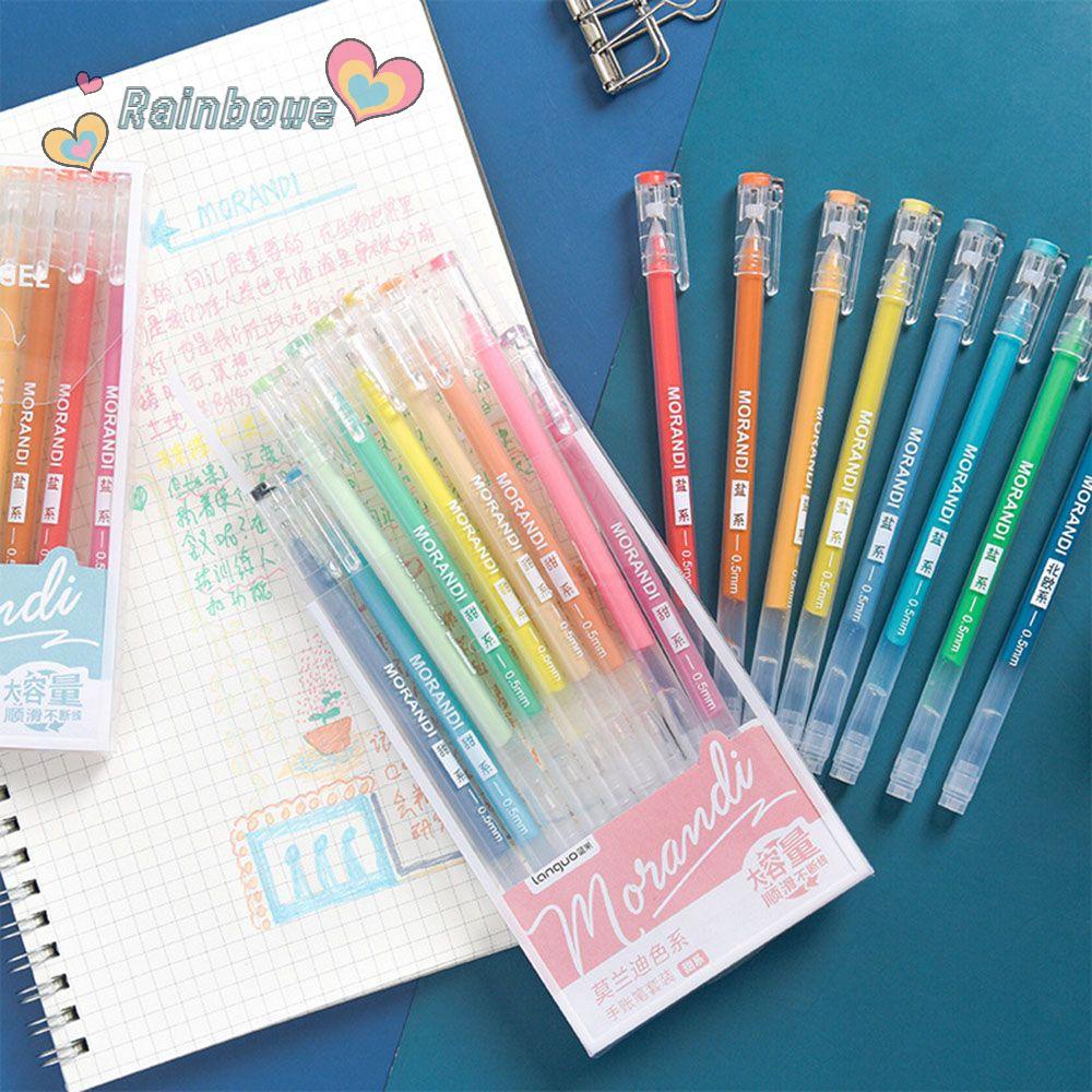 RAINBOW Bộ 9 Bút Màu Nước Vẽ Graffiti Sáng Tạo