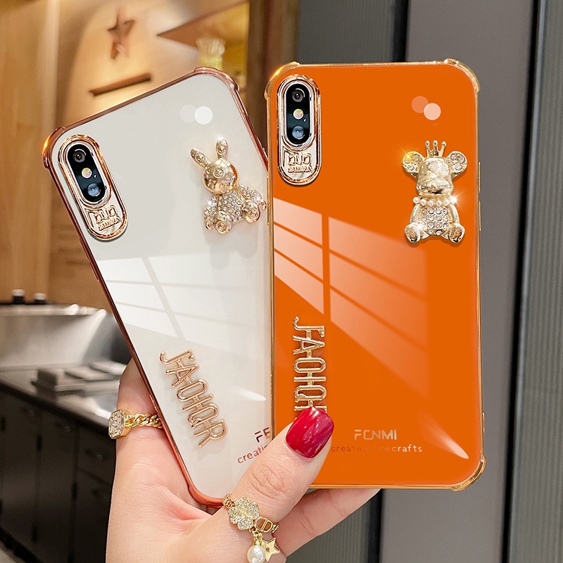 Ốp Điện Thoại Họa Tiết Hoạt Hình Dễ Thương Cho iphone xsmax X / xs 6plus 7 / 8p