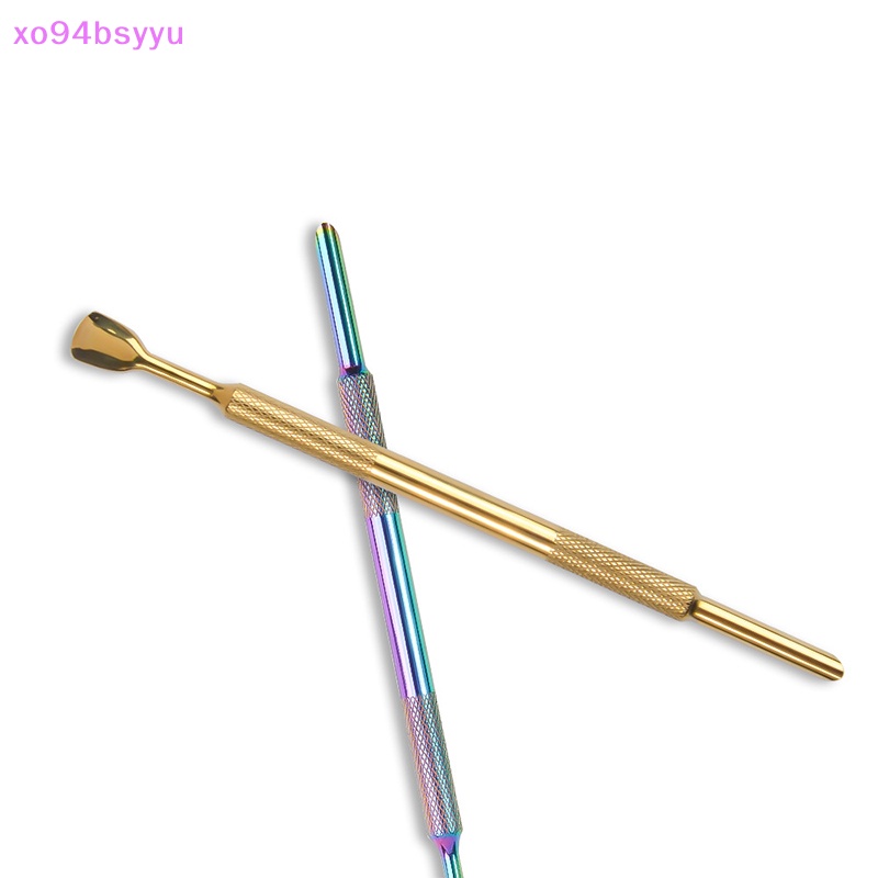 1 Dụng Cụ Làm Móng Bằng Thép Không Gỉ Hai Đầu Chống Trượt xo94bsyyu