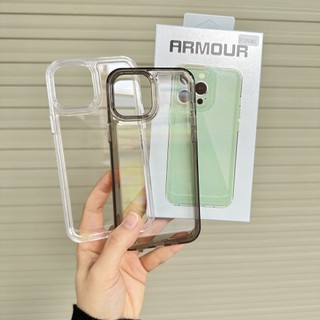 Ốp lưng armour trong suốt chống ố viền dẻo dày cao cấp Iphone 7+/8+/Xr/X/Xs/Xsmax/11/12/13/14/Pro/Max/Plus/Promax/Prm