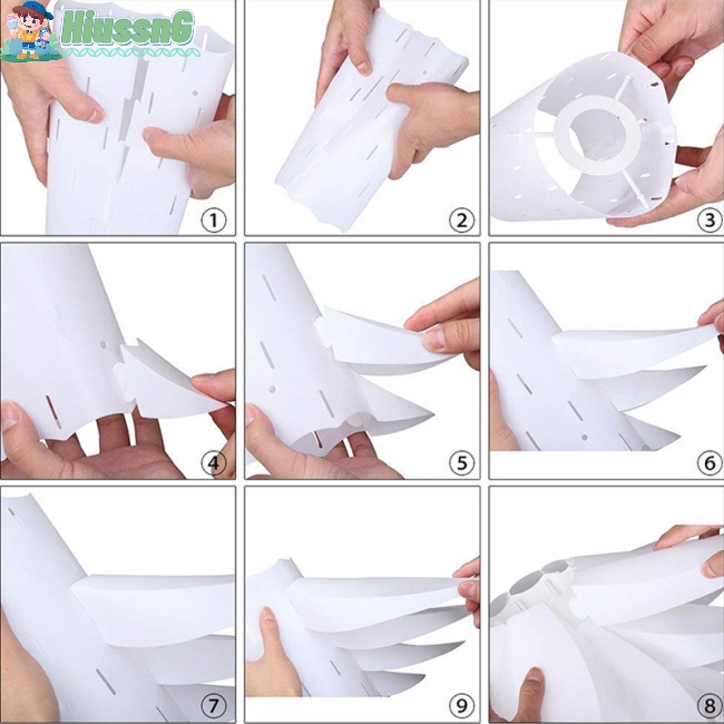 Vỏ Bọc Đèn Chùm Hình Hoa Sen Lãng Mạn Trang Trí DIY
