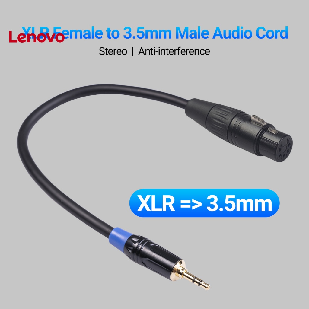 Cáp ChuyểN ĐổI Âm Thanh 30cm Từ PVC XLR Sang 3.5mm Cho Camera