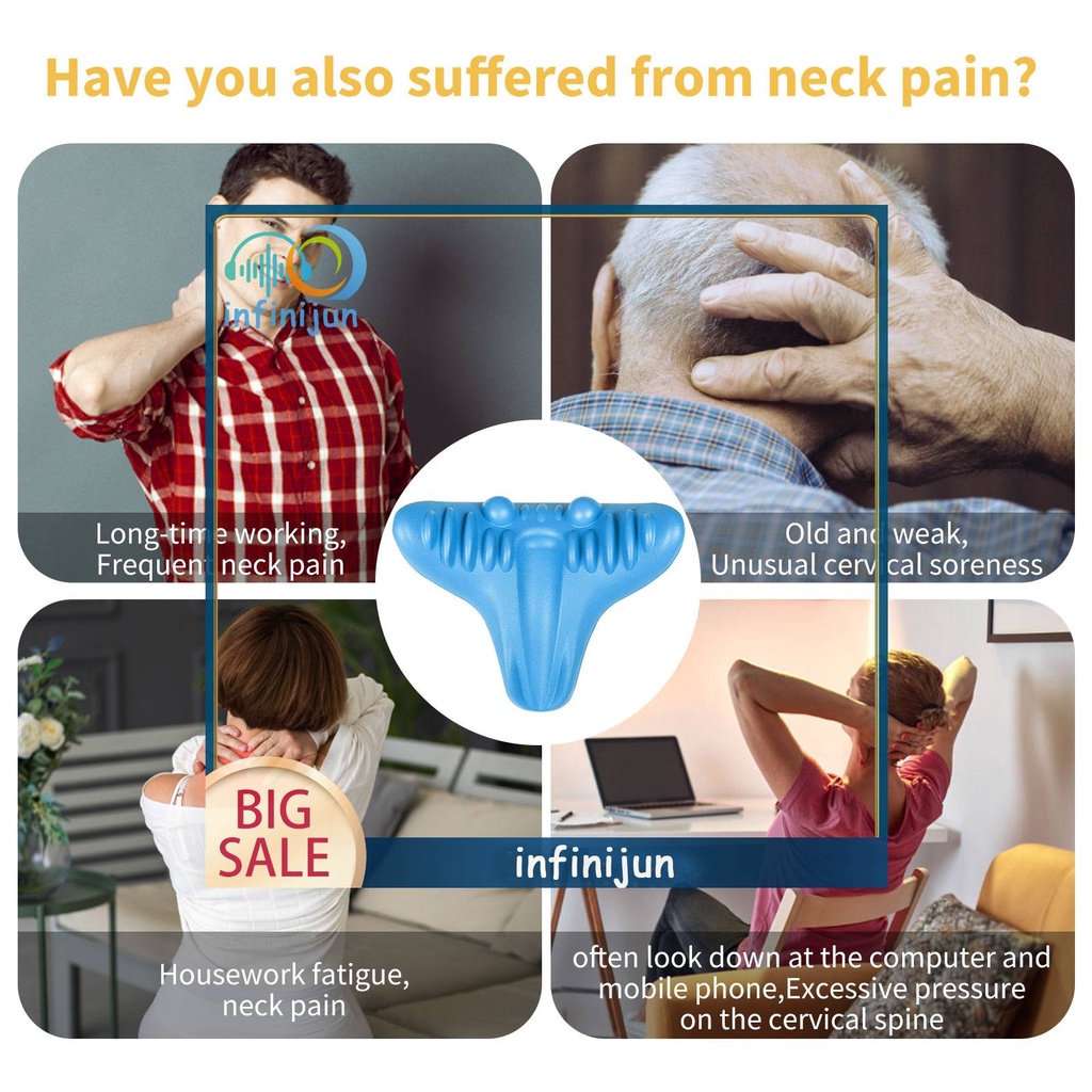 Dụng Cụ Mát Xa Cổ Và Vai Giúp Giảm Đau Cơ Thể Tiện Dụng