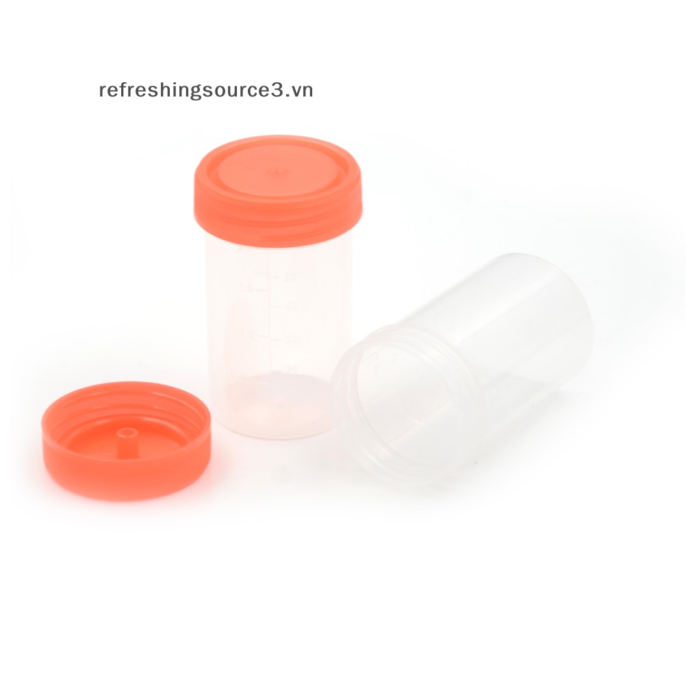Set 10 Cốc Mẫu Thử Nước Tiểu 60mL 60mL Chuyên Dụng Cho Bệnh Viện