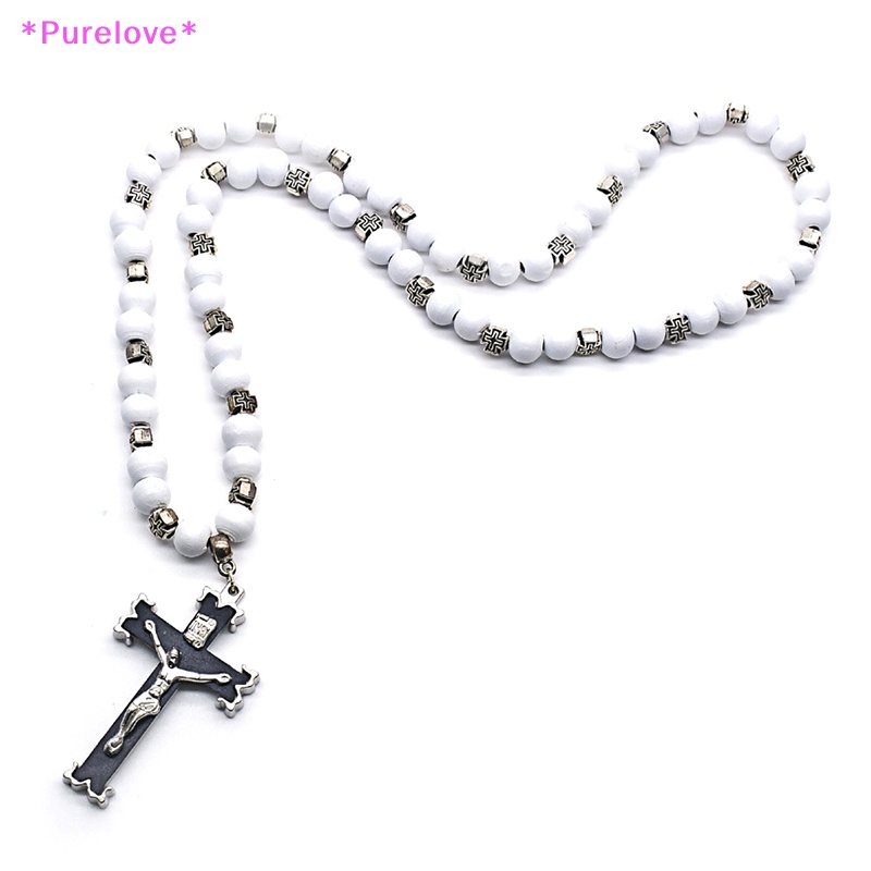 Dây Chuyền Chuỗi Hạt Mặt Thánh Giá Thời Trang Mới