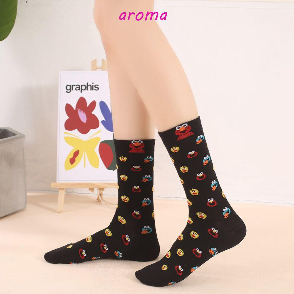 AROMA Tất Cotton Hoạ Tiết Hoạt Hình Đáng Yêu