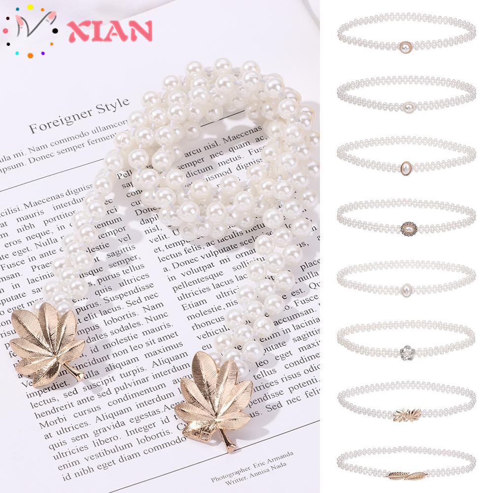 XIANTIN Thắt Lưng Co Giãn Phối Khóa Thời Trang Cho Nữ