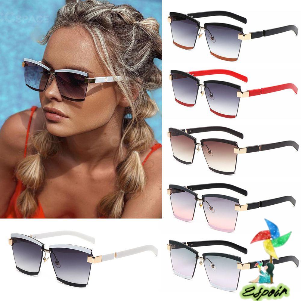 ESPO Kính Râm Oversize Không Gọng Chống Tia UV400 Thời Trang