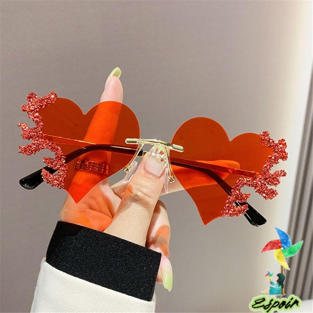 ESPO Kính Mát Hình Trái Tim Vui Nhộn