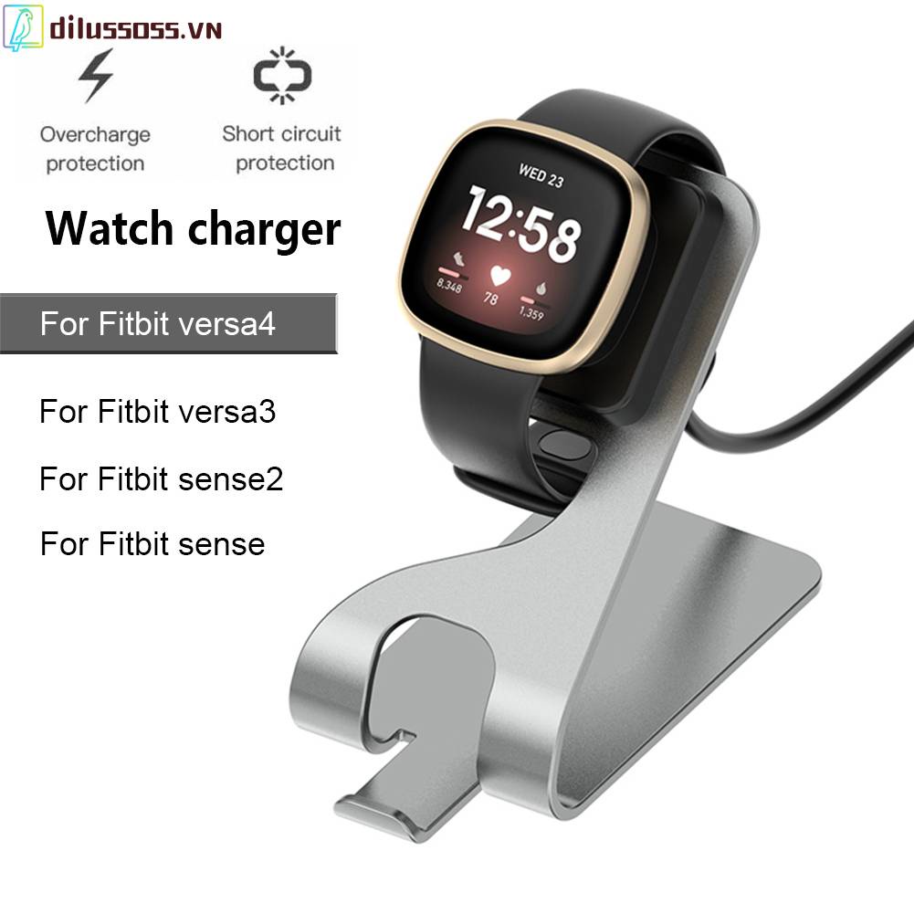 Đế Sạc USB Cho Đồng Hồ Thông Minh Fitbit Versa4 Sense2