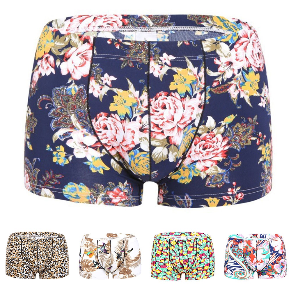 Quần Lót Boxer Nhiều Họa Tiết Thoải Mái Và Thoải Mái Cho Nam