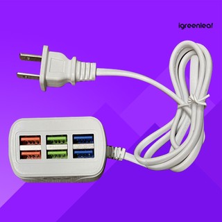 Dây Cáp Sạc Nhanh 6 Cổng USB Mini Đa Năng