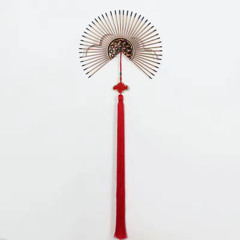 Quạt Sắt Treo Tường Trang Trí Phông Nền TV Phòng Khách 30CM40CM40CM