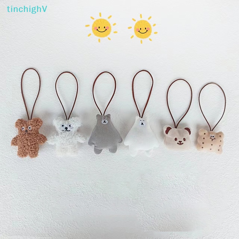 [TinchighV] Móc Khóa Túi Xách Hình Gấu Nhồi Bông Mềm Mại Dễ Thương
