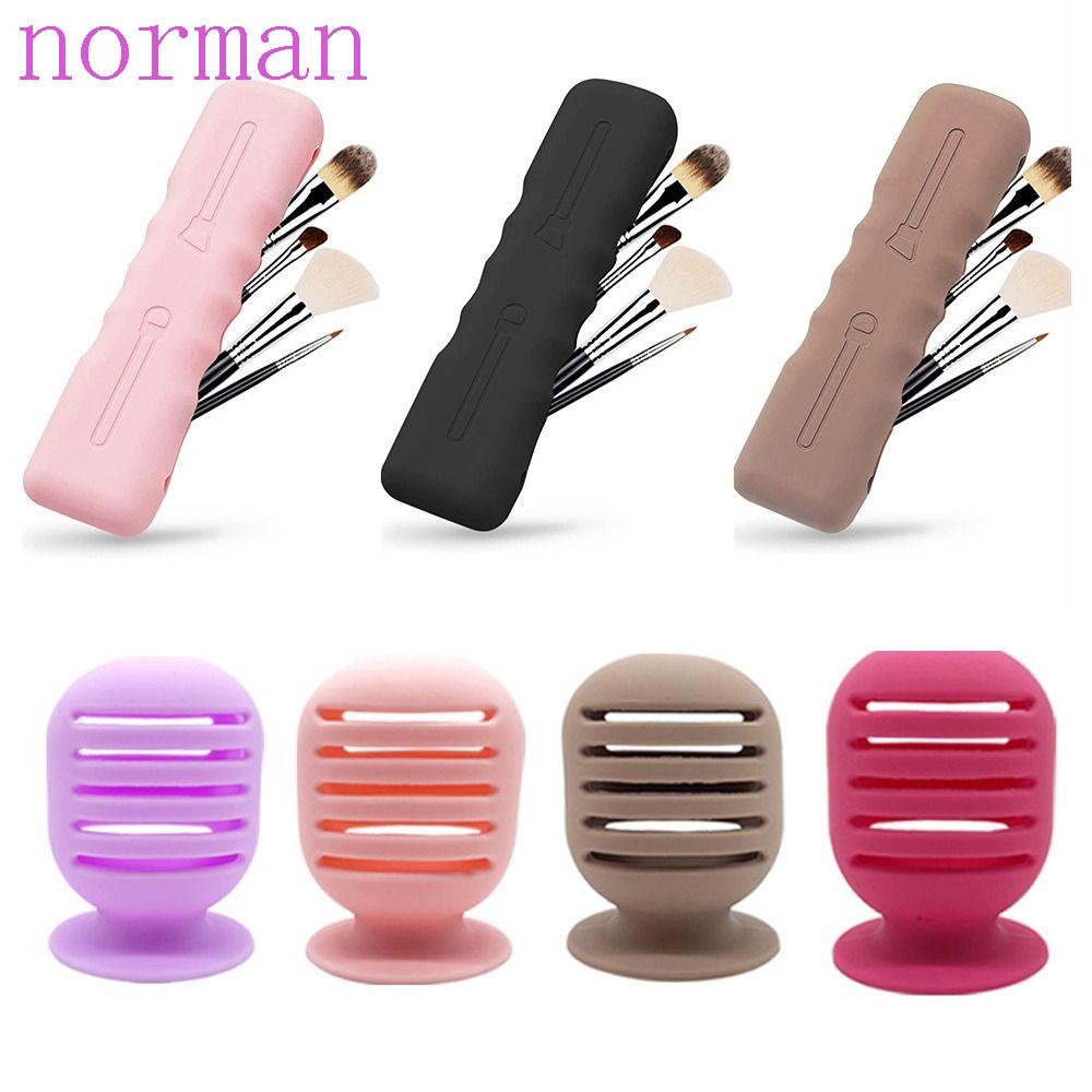 NORMAN Giá Đỡ Cọ Trang Điểm Bằng Silicone Tiện Dụng